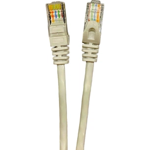 Патч-корд 0.5м UTP cat.5e, CU, 24AWG, gray GEAR (GPC-UTPCURJ45-0.5G) зображення 1