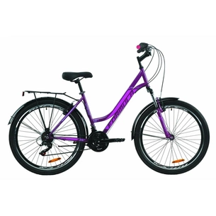 Велосипед Formula 26" OMEGA AM Vbr рама-18" St 2020 бузковий з малиновим, багажник (OPS-FR-26-418) зображення 1