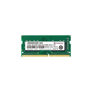 Модуль пам'яті для ноутбука SoDIMM DDR4 16GB 2666 MHz Transcend (JM2666HSE-16G) зображення 1