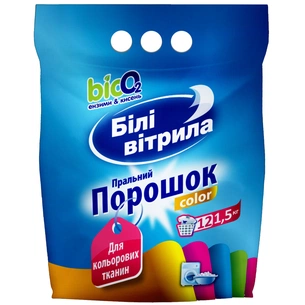 Пральний порошок Білі Вітрила Color 1.5 кг (4820017661010) зображення 1