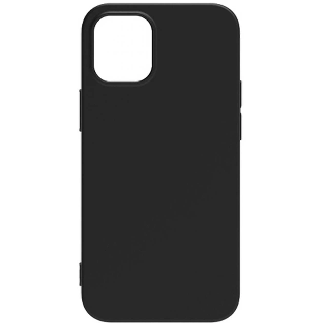 Чохол до мобільного телефона Armorstandart Matte Slim Fit Apple iPhone 12/12 Pro Black (ARM57393) - зображення 1