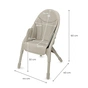 Стульчик для кормления Kinderkraft Dinnly Beige (5902533931569) - уменьшенное изображение 10