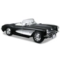 Машина Maisto Chevrolet Corvette 1957 чорний (1:24) (31275 black) - зменшене зображення 1