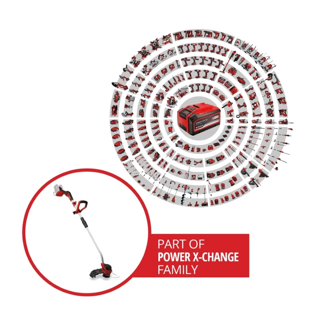 Тример садовий Einhell Professional GP-CT 36/35 Li BL - Solo PXC 36V, безщітковий 35см, 7000об/хв, 3.55кг (без АКБ та З (3411330) - picture 11