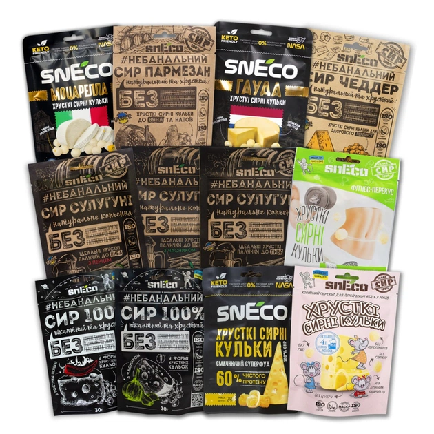 Сыр сушеный snEco Моцарелла 28 г (4823095809190) - изображение 4