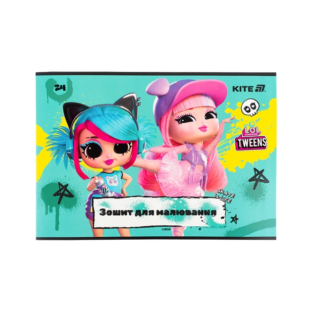 Альбом для малювання Kite LOL, 24 аркуша (LO25-242) - зображення 3