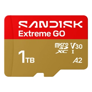 Карта пам'яті SanDisk 1TB microSDXC class 10 UHS-I Extreme GO (SDSQXGN-1T00-GN6MN) зображення 1