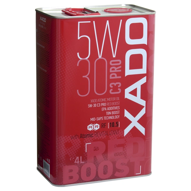 Моторное масло Xado 5W-30 C3 Pro Red Boost 4 л (XA 26268) - изображение 1