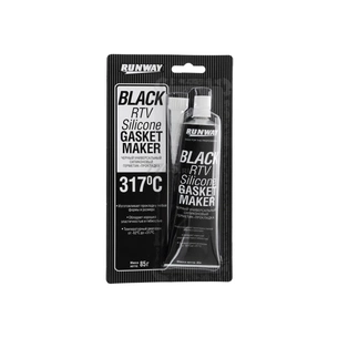 Герметик автомобільний Runway Black RTV Silicone 85 г (RW8501) зображення 1