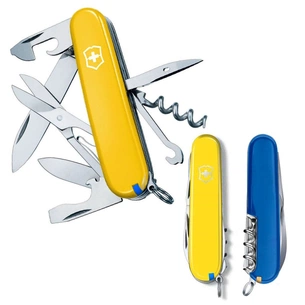 Ніж Victorinox Climber Ukraine Жовто-синій (1.3703.8.2) зображення 1