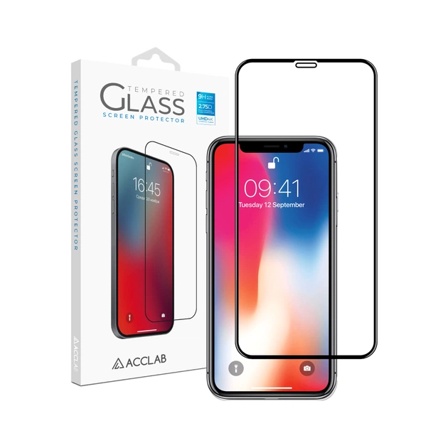Скло захисне ACCLAB Full Glue Apple iPhone X/XS/11 Pro (1283126508189) - зображення 1