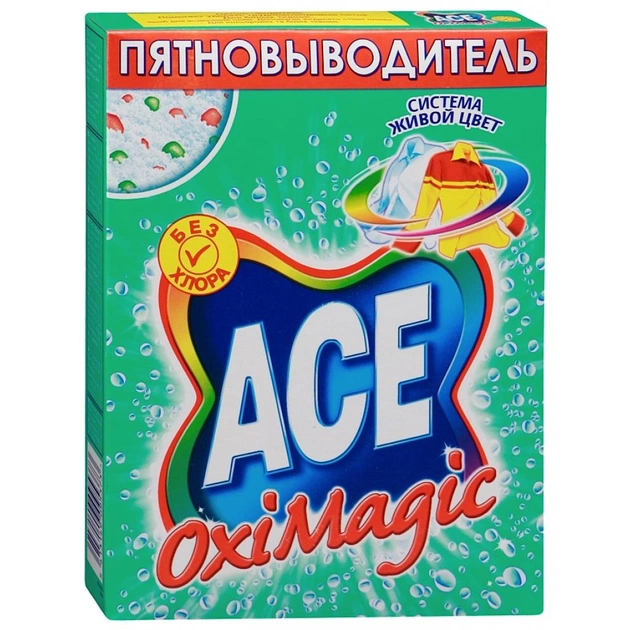 Засіб для видалення плям ACE Oxi Magic 500 г (8001480022539) - зображення 1