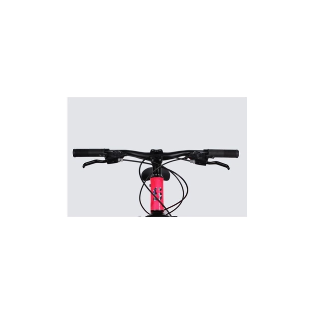 Велосипед Space 24" LYRA DD FR рама-11" AL 2026 рожево-чорний (OPS-SP-24-079) - изображение 2