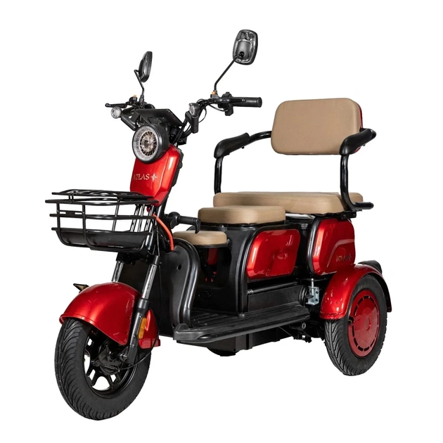 Електроскутер Atlas Elegant Trike 800W Red (4017) - зображення 1