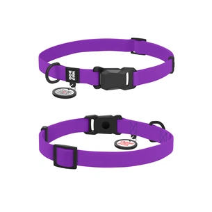 Нашийник для тварин WAUDOG Magnet c QR паспортом, магнітна пряжка-фастекс S фіолетовий (27949) зображення 1