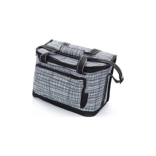 Термосумка СИЛА 15 л чорно-біла (32х20х24 см) (960604) - зображення 9