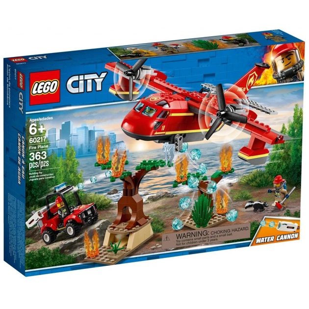 Конструктор LEGO City Пожежний літак 363 деталі (60217) - изображение 1