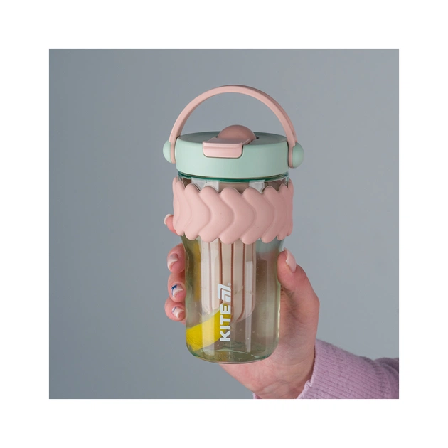 Пляшка для води Kite 700 мл м'ятно-рожевий (K25-1230-3) - picture 8
