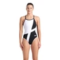 Купальник Arena Diamond Swimsuit Lightdrop Bac 007757-510 чорний, білий 38 (3468337387787) - уменьшенное изображение 1