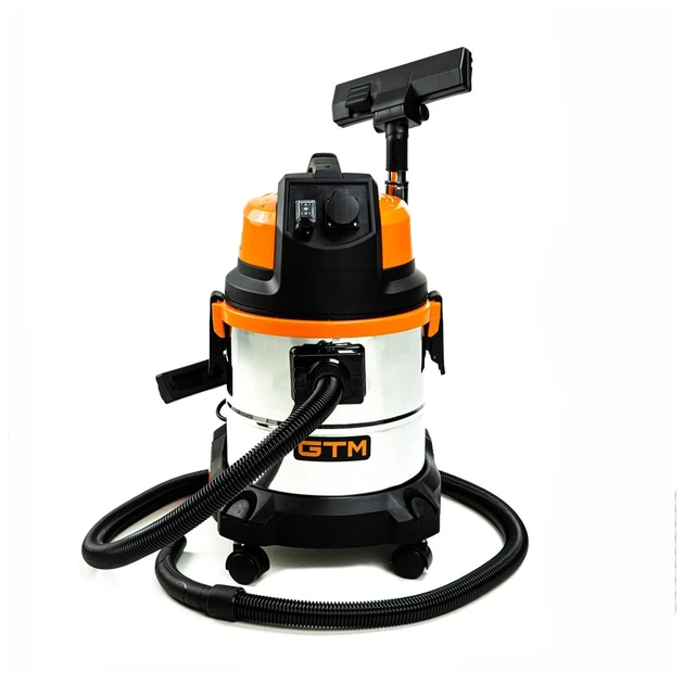 Пилосос будівельний GTM JN503 1600Вт/220В, бак 20л, сухе/вологе (JN503) - picture 1