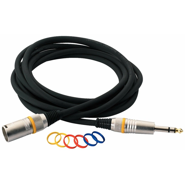 Мікрофонний кабель RockCable Microphone Cable - XLR (m) / TRS Jack 3m (RCL 30383 D6 M BA) - picture 3