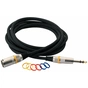 Мікрофонний кабель RockCable Microphone Cable - XLR (m) / TRS Jack 3m (RCL 30383 D6 M BA) - зменшене зображення 3