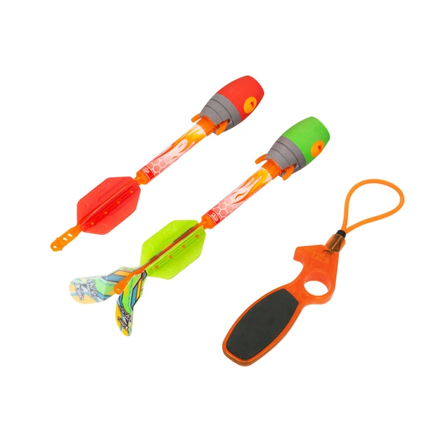 Игрушечное оружие Zing Пускатель с двумя ракетами Air Storm - Sky Ripperz (AS610) - изображение 1