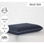 Подушка MirSon ортопедична 6048 Noble stripe Blue sea Men 59х43х12 (2200003261714) - зменшене зображення 2