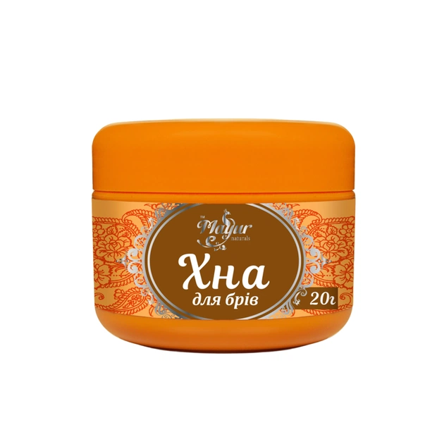 Хна Mayur для брів Чорна 20 г (4820189561613) - picture 1