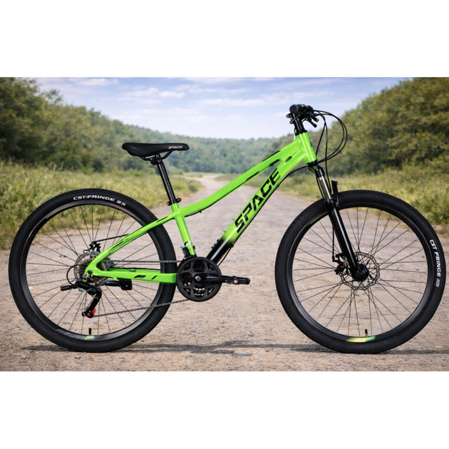 Велосипед Space 26" MERCURY DD FR рама-13" AL 2026 зелено-чорний (OPS-SP-26-082) - зображення 4
