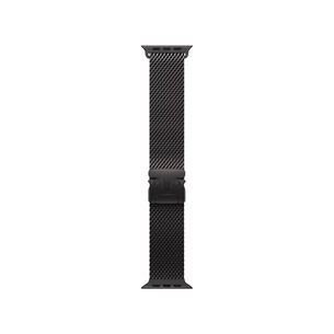Ремінець до смарт-годинника Apple 49mm Black Titanium Milanese Loop - Medium (MXKG3ZM/A) зображення 1