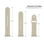 Ремінець до смарт-годинника Armorstandart Sport Band (3 Straps) для Apple Watch 49/46/45/44/42 (Series 1-3) Light Grey (ARM51946) - зменшене зображення 3