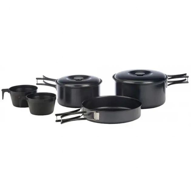 Набір туристичного посуду Vango 2 Person Non-Stick Cook Kit Black (926775) - изображение 1