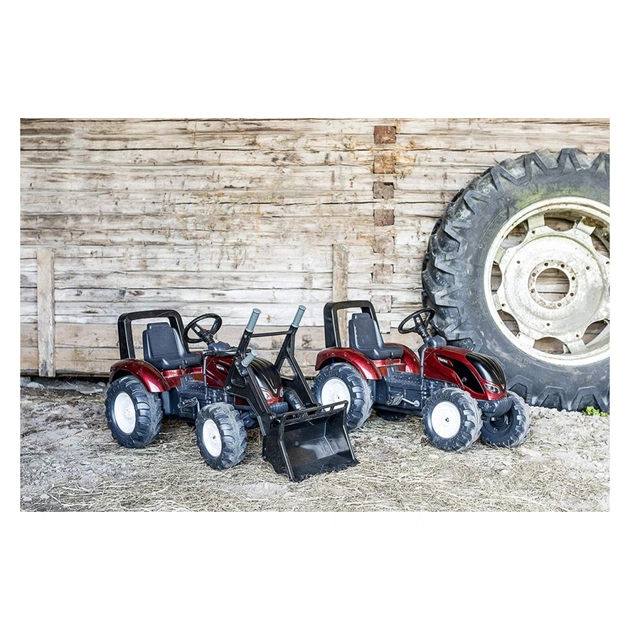 Веломобіль Falk Valtra S4 трактор на педалях з причепом Червоний (4000AB) - picture 7