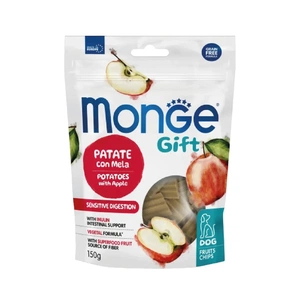 Ласощі для собак Monge Gift Dog Fruit Chips Sensitive digestion картопля з яблуком (веган) 150 г (8009470085786) зображення 1