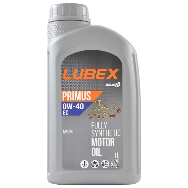 Моторное масло LUBEX PRIMUS EC 0w40 1л - изображение 1