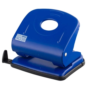 Діркопробивач Buromax metal, 30sheets, blue (BM.4038-02) зображення 1