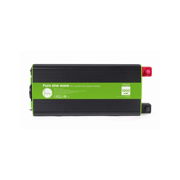 Автомобільний інвертор 12V/230V 1000W (2000W peak power) чиста синусоїда EnerGenie (EG-PWC-PS1000-01) - зображення 3