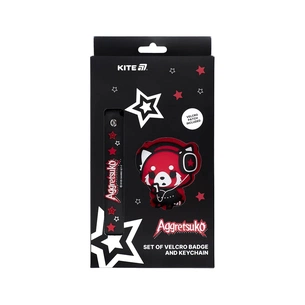 Бейдж Kite набір на липучці та підвіска Aggretsuko (AR25-3010-2) зображення 1