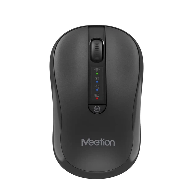Мишка Meetion BTM185R Bluetooth/Wireless Black (MT-BTM185R-A) - зображення 1