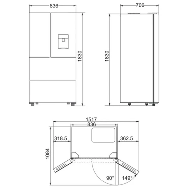Холодильник Kaiser KS 80425 Em N - picture 12