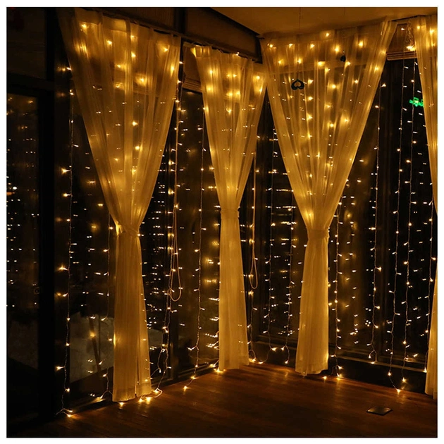 Гірлянда ColorWay світлодіодна завіса 300 LED 3x3 м 220 В (CW-GW-300L33V) - picture 8