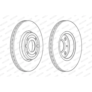 Гальмівний диск FERODO DDF1978 зображення 1