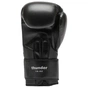 Боксерские перчатки Leone GN383 Thunder Black 12 oz (kapu v komplekti) (GN383_Black_12oz) - уменьшенное изображение 4