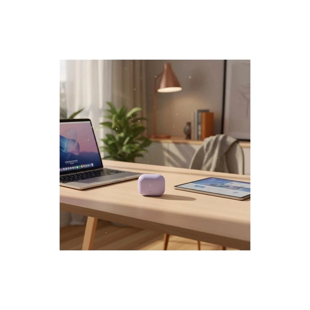 Чохол для навушників Uniq Lino AirPods Pro 2 gen Silicone Lilac lavender (8886463683569) - picture 3