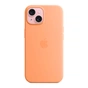 Чохол до мобільного телефона Apple iPhone 15 Silicone Case with MagSafe Orange Sorbet (MT0W3ZM/A) - зменшене зображення 2