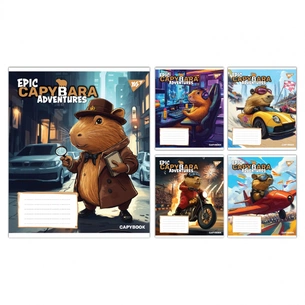 Зошит Yes Epic Capybara А5 24 аркушів клітинка (767796) зображення 1