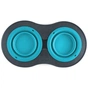 Посуд для собак Dexas Миска подвійна на складній підставці-велика 600 мл блакитна (0084297306892) - уменьшенное изображение 4