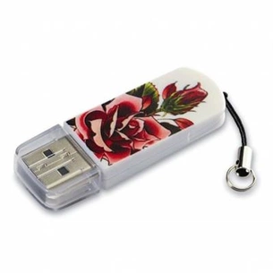 USB флеш накопичувач Verbatim 32GB STORE'N'GO MINI TATTOO ROSE USB 2.0 (49896) зображення 1