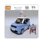 Конструктор LOZ mini Автомобіль MINI блакитний (1131) - зменшене зображення 9